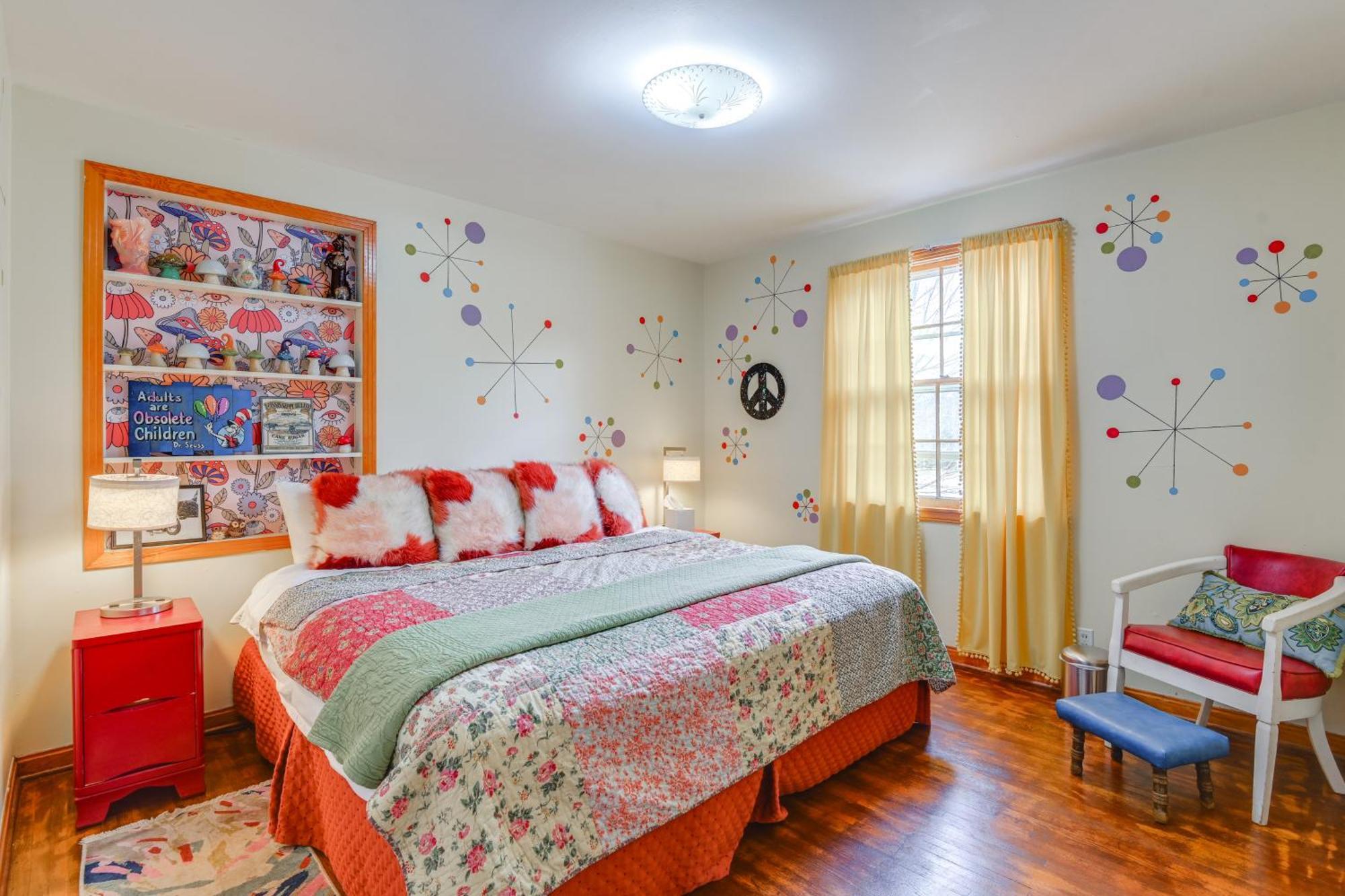 6 Mi To Downtown 70S-Themed Home In Nashville! エクステリア 写真