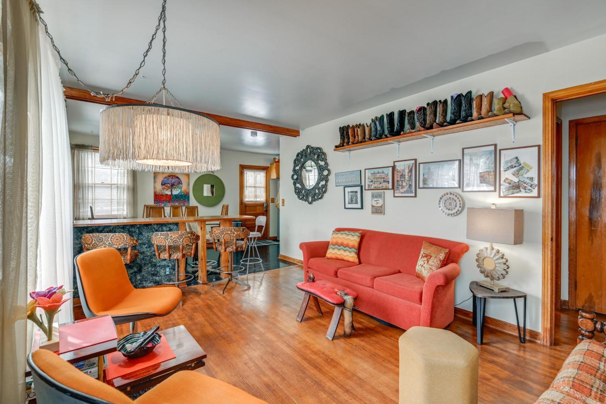6 Mi To Downtown 70S-Themed Home In Nashville! エクステリア 写真